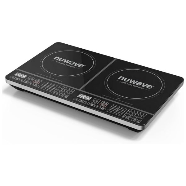 ectqkjplq5o00b_0 jpg - Cooktop Elétrico de Indução Portátil com 2 Queimadores, e Configurações de Temperatura, 110V 1800W, Nuwave, Preto