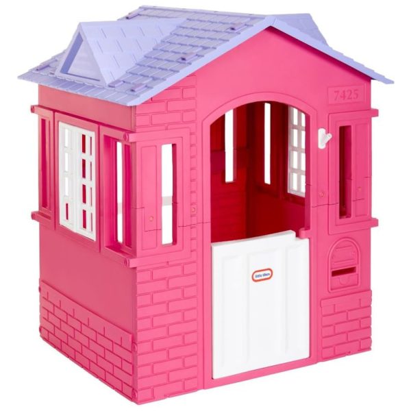 ectqkl3s1l480b_0 jpg - Casinha Infantil Interativa para Crianças de 2 a 6 Anos, LITTLE TIKES 653612M, Rosa