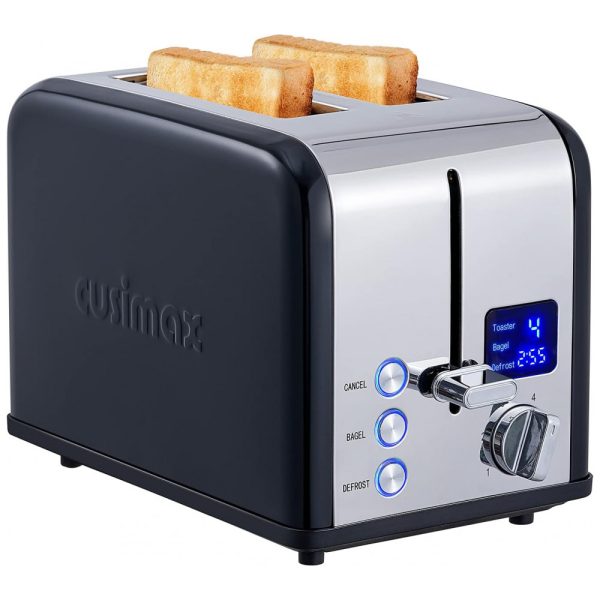 ectqkqy2vv290b_0 jpg - Torradeira Elétrica 2 Fatias com 6 Configurações de Tostagem, Aço Inox, 110V, Cusimax, Preta