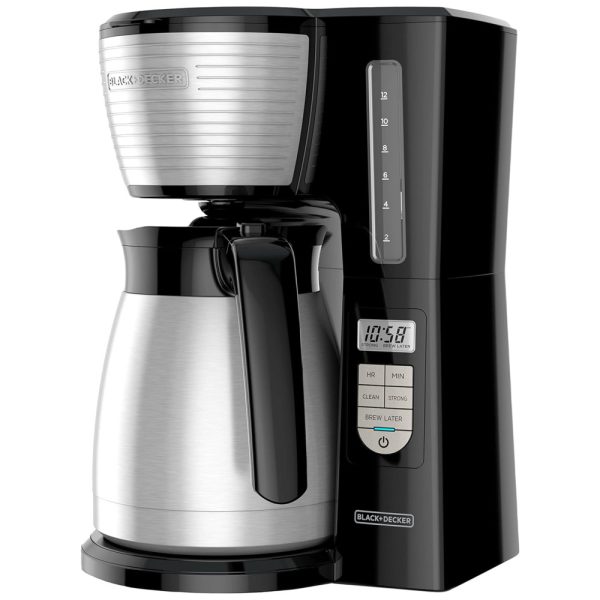 ectql33xbcp80b_0-1 jpg - Cafeteira Elétrica Programável 1 2.8L de Aço Inoxidável, 110v, BLACKDECKER CM2045B 1, Preto