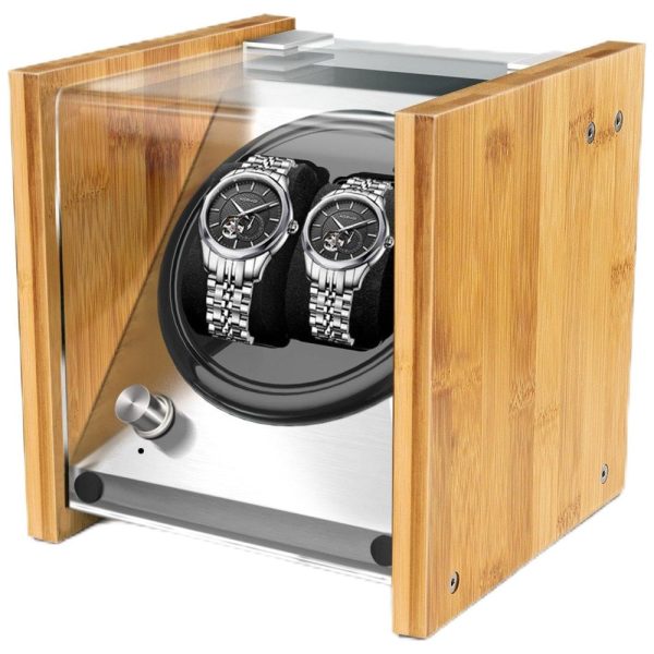 ectql859llc70b_0 jpg - Assista Caixa, Estojo Rotativo Automático para Relógios, 2 Lugares, WATCH WINDER SMITH BAM0B1, Marrom