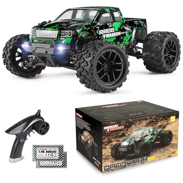 ectqldsrvp370b_0 jpg - Off Road Controle Remoto 1 Escala Todo o Terreno 30km por hora, Sem Fio Até 80mts Reregável, HAIBOXING 118 Scale All Terrain RC Car, Verde Escuro