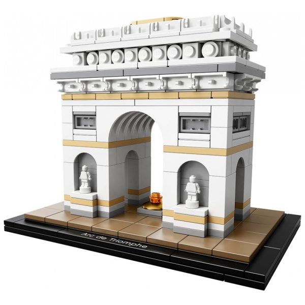 ectqlhdmy2270b_0 jpg - Kit de Construção Arquitetura Arco do Triunfo com 386 Peças para 12 Anos ou mais, LEGO 6174069, Branco