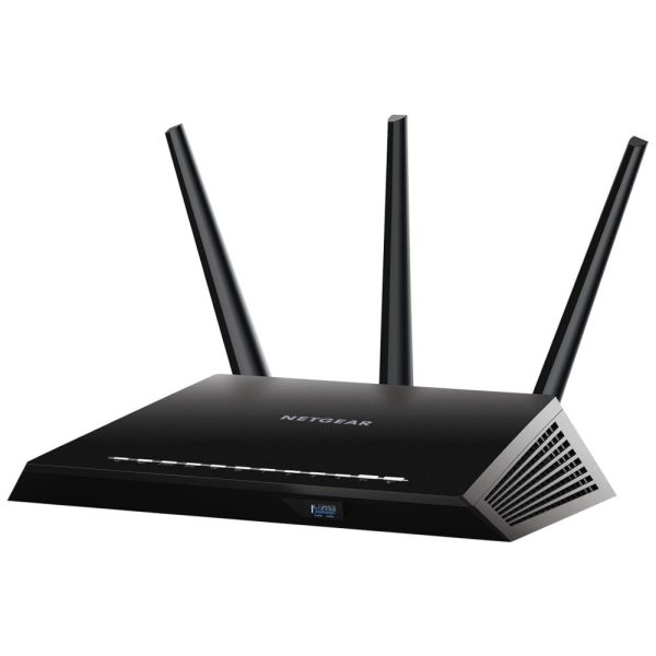 ectqlmj08an10b_0 jpg - Nighthawk Wi Fi Dual Band Roteador velocidade 2300 Mbps até 35 aparelhos área 185 m2, NETGEAR R7000P 100NAS, Preto