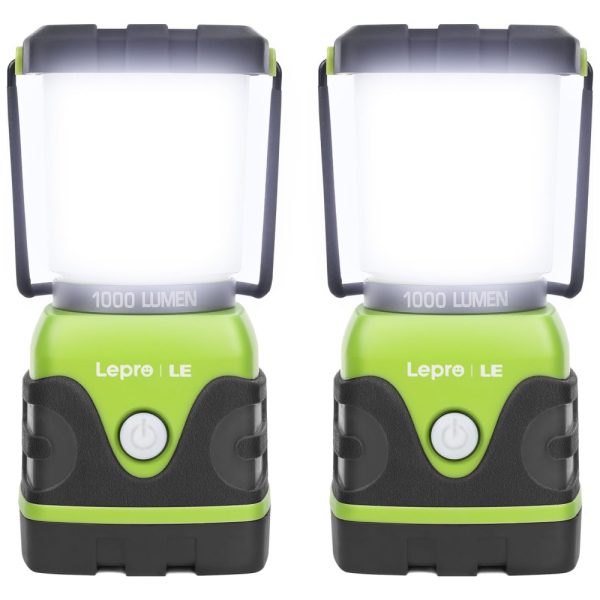 ectqln3sg4d70b_0 jpg - Lanterna LED 1000 Lumens 2 Unidades 4 Modos de Luz Impermeável Luz 360 À Prova Dágua 4 Modos de Luz, LIGHTING EVER 3300002 2, Verde Escuro