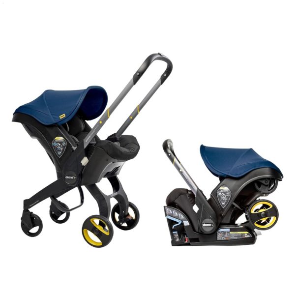 ectqlnrhcfq70b_0-2 jpg - Cadeira de Bebê para Carro 2 em 1 com Rodas para Transporte e Cinto Reforçado, Ideal para Recém Nascidos, DOONA, Azul