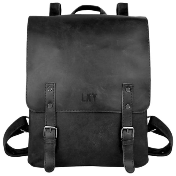 ectqlqlcvwv70b_0 jpg - LXY Mochila de Couro Sintético para Laptop Vintage Unissex