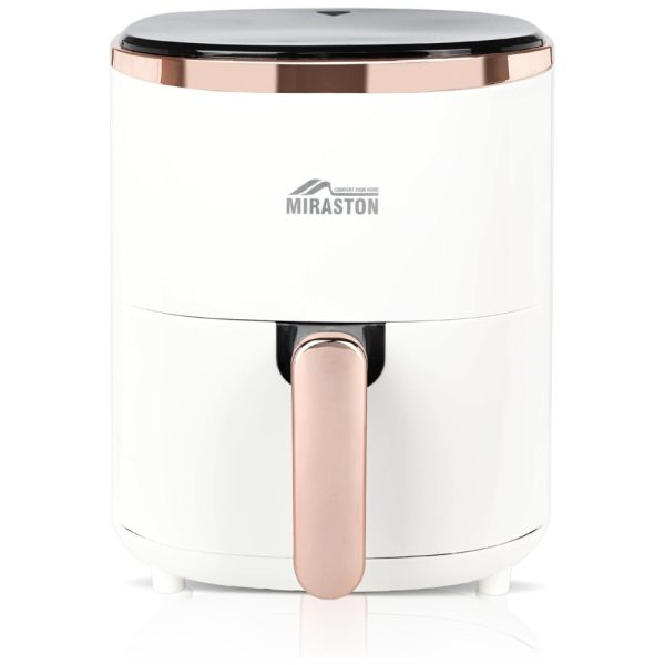 ectqm63316tc0b_0 jpg - Fritadeira Elétrica Air Fryer 9 em 1, 3,4L com Display Digital e 9 Funções Predefinidas, 110V, MIRASTON, Branca e Rosa Gold