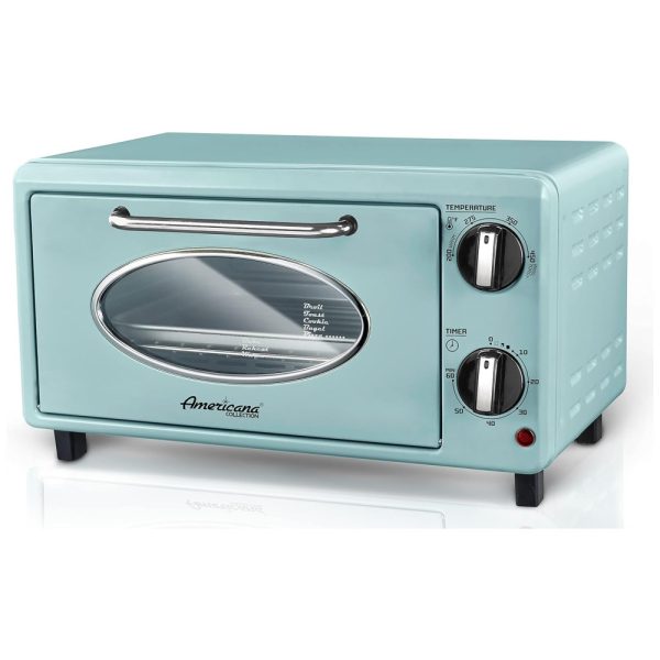 ectqm73nkt8b0b_0-2 jpg - Forno Elétrico de Bancada com Controle de Temperatura e Temporizador, 1000W, 110v, ELITE GOURMET ETO147M, Menta