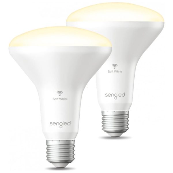 ectqmh8gyc790b_0 jpg - Lâmpada LED Colorida Inteligente Wi Fi, Controle de Voz, 2700K, 65W, 2 Un, SENGLED W12 N11, Branco