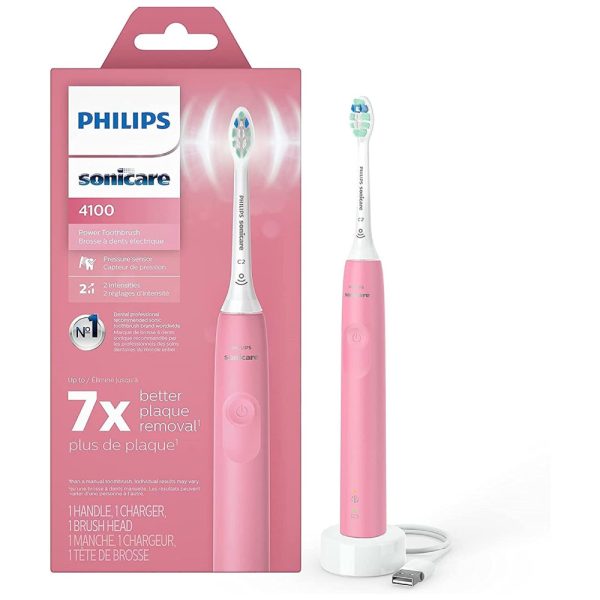 ectqmmh57d870b_0-1 jpg - Escova Dental Elétrica Recarregável, PHILIPS SONICARE HX6815, 01, Rosa