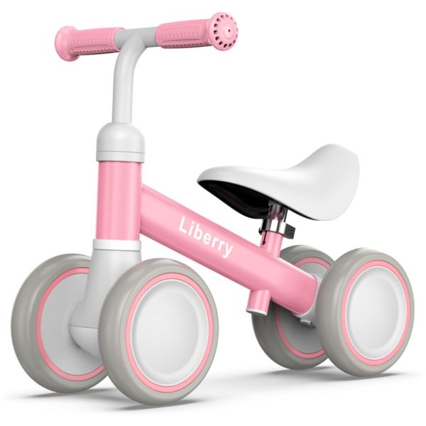 ectqmsjqf17b0b_0 jpg - Bicicleta sem Pedal para Crianças de 2 a 5 Anos com Assento Ajustável, Liberry, Rosa