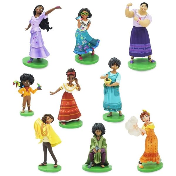 ectqn6fshzk90b_0 jpg - Conjunto Miniaturas Encanto, 9 Personagens para Crianças a partir de 4 Anos, DISNEY, Verde