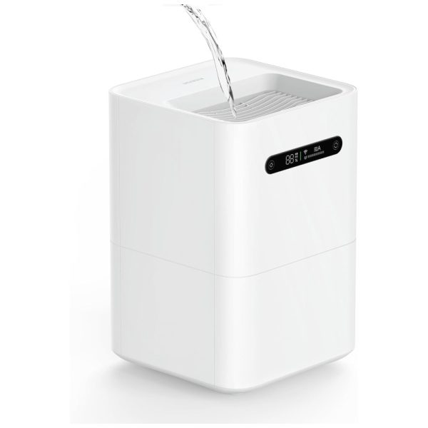 ectqnbxrq1990b_0 jpg - Umidificador Ultrassônico Portátil 4L com Aromaterapia, até 24H, 110v, SMARTMI, Branco