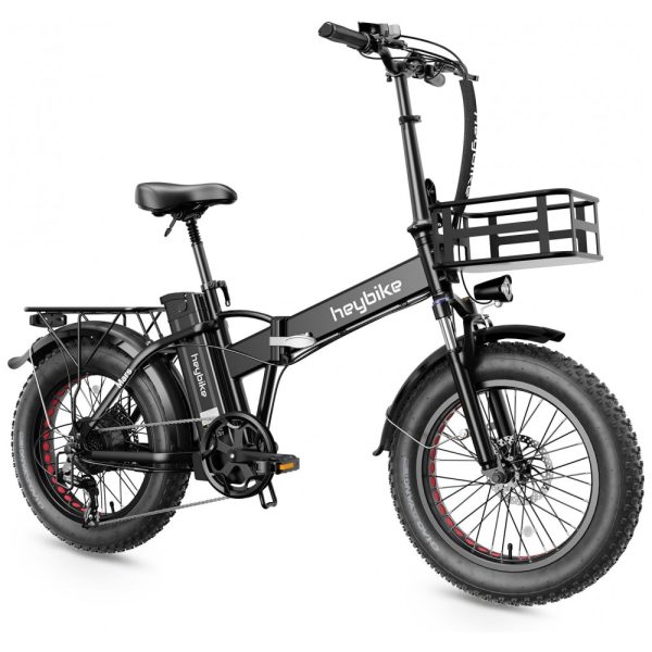 ectqnppjm24b0b_0-1 jpg - Bicicleta Elétrica para Adultos até 77 km com Bateria Removível e Duplo Amortecedor, 48V 500W, Heybike, Preta