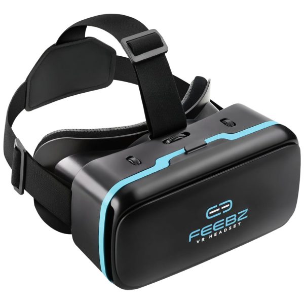 ectqnst8ft390b_0 jpg - Óculos VR Realidade Virtual VR1 Para Smartfones, FEEBZ VR1, Preto