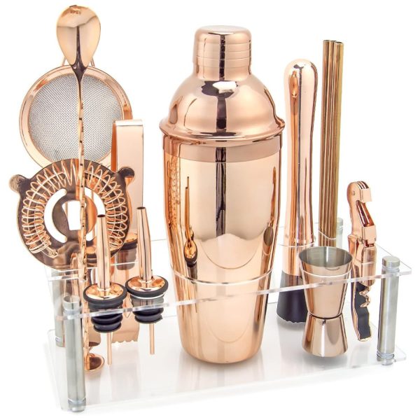 ectqnx948gj90b_0 jpg - Kit Bn Profissional Peças em Alumínio com Suporte, Cor, VG 14 PACK ROSE GOLD, Dourado