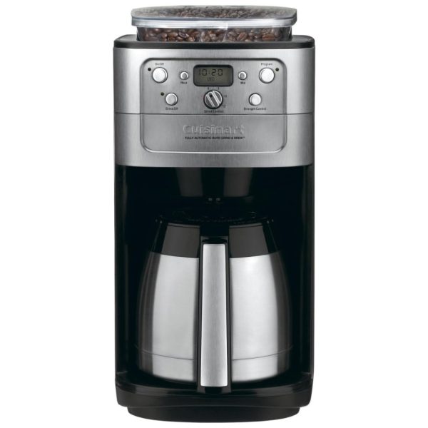 ectqofstx0100b_0 jpg - Cafeteira Elétrica Programável Automática com Moagem, 12 Xícaras, 110v, CUISINART DGB 900BC, Prateado