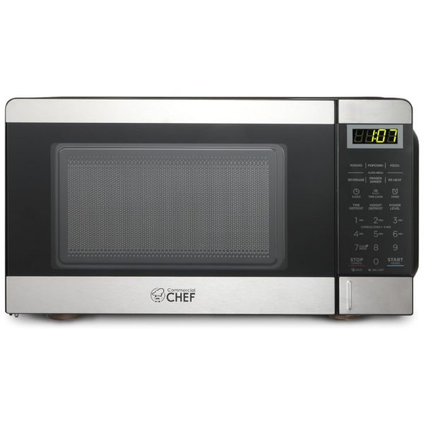 ectqojhotgb00b_0 jpg - Micro Ondas de Bancada 19L com 6 Programas, 110V 700W, Chef CHM770SS, Prata