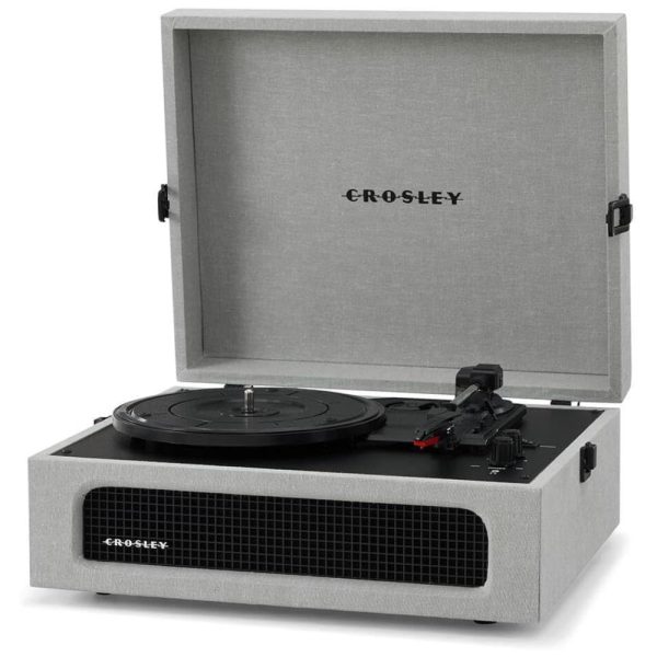 ectqphsnysj90b_0 jpg - Vitrola Toca Discos 3 Velocidades, com USB, 45 RPM, 110v, CROSLEY CR8017B GY, Cinza