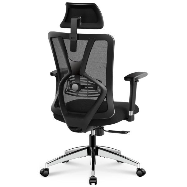 ectqpsvxjbl80b_0 jpg - Cadeira de Escritório Ergonômica Giratória com Apoio de Braços 3D, Suporte Lombar Ajustável e Apoio de Cabeça, TICOVA M8, Preto