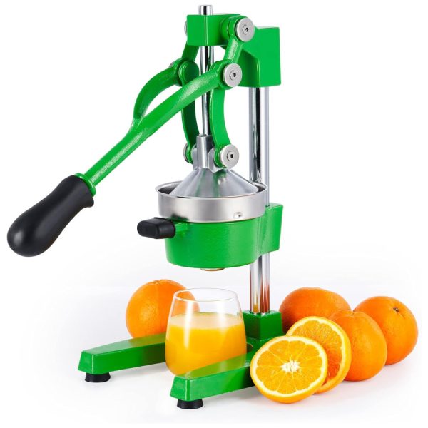 ectqpwhlpyx80b_0 jpg - Espremedor de Frutas Manual Profissional, Aço Fundido, CO Z, Verde