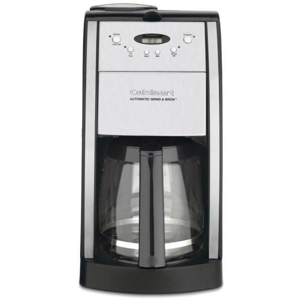 ectqq54ptv000b_0 jpg - Cafeteira Elétrica Programável P1 Programável Com Moagem e Fermentação 12 Xícaras, CUISINART DGB 550BK, Prateado