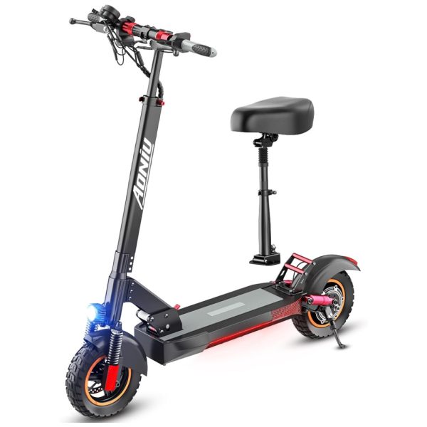 ectqq5rpg6xb0b_0 jpg - Scooter Elétrica para Adultos até 150 kg, Velocidade Máxima de 45 km h e Alcance de 50 km com Pneus Off Road de 26 cm, Freio Duplo e Suspensão Dupla, 800W, AONIU iE M4S , Preta