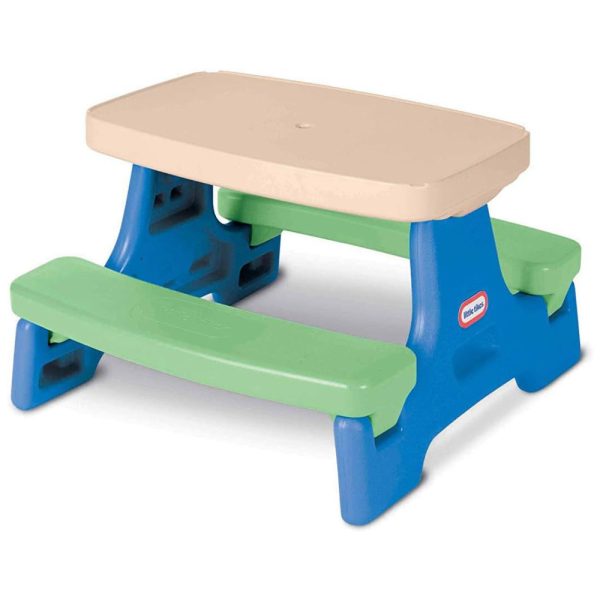 ectqq7bwd0b00b_0 jpg - Mesa Infantil para Picnic com 4 Lugares para Crianças de 2 a 5 Anos, LITTLE TIKES 632952M, Verde