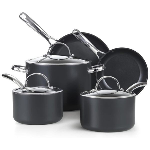 ectqqdc2s6r80b_0-1 jpg - Conjunto de Panelas Antiaderentes de Alumínio Anodizado, 8 Peças, COOKS STANDARD 02709, Preto