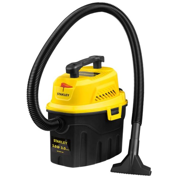 ectqqk6x3gq70b_0 jpg - Aspirador de Pó Portátil para Carro com Capacidade de 11,37L para Uso Úmido e Seco, 110V, Stanley 3CV, Preto e Amarelo