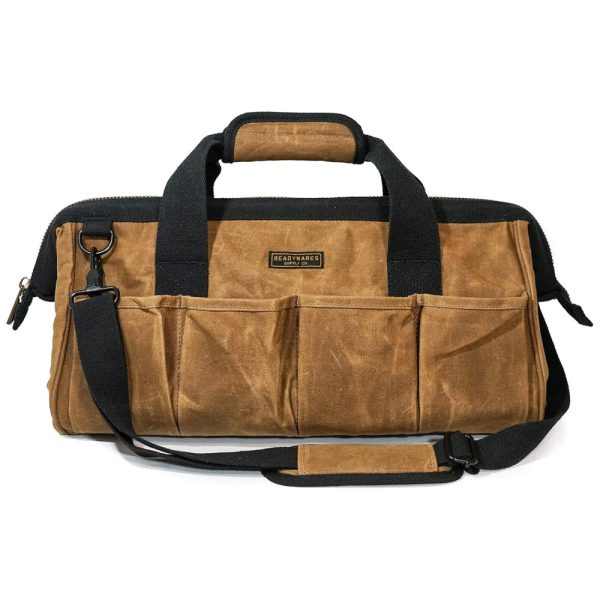 ectqqm4y6kj70b_0 jpg - Bolsa de Ferramentas Organizadora com 19 Compartimentos, READYWARES, Marrom