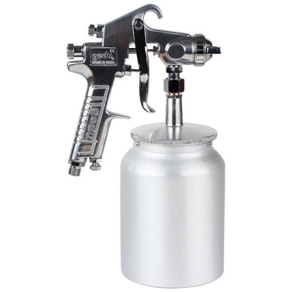 ectqqnozeij10b_0 jpg - Pistola de Pintura Pulverizadora 2 600mL em Aço Inoxidável, GEDU GAOA103 2, Prateado