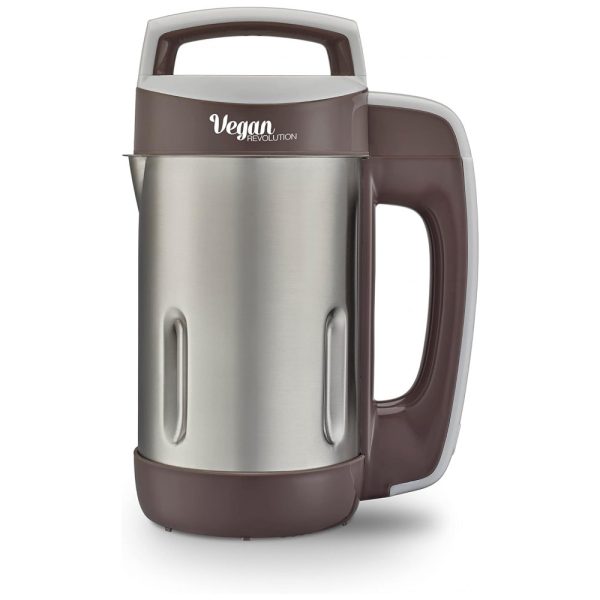 ectqqpsw2mg70b_0 jpg - Vegan Máquina Elétrica para Produção de Leite Vegetal Vegano Aço Inoxidável, 110V, THE OUTDOOR OPTIMIST M22611, Cinza