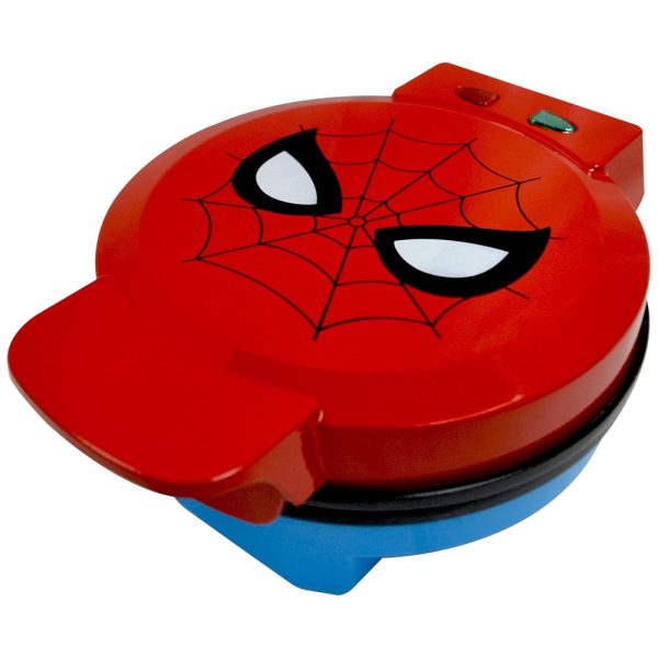 ectqr927kww70b_0 jpg - Marvel Spiderman Máquina de Waffle Máscara de Aranha Nos Waffles, 110v, UNCANNY BRANDS WM MVC SMC, Vermelho