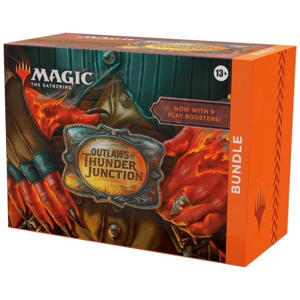 ectqrbyx14tc0b_0 jpg - Magic The Gathering Outlaws of Thunder Junction com 9 Boosters de Jogo, 30 Cartas de Terreno e Acessórios Exclusivos