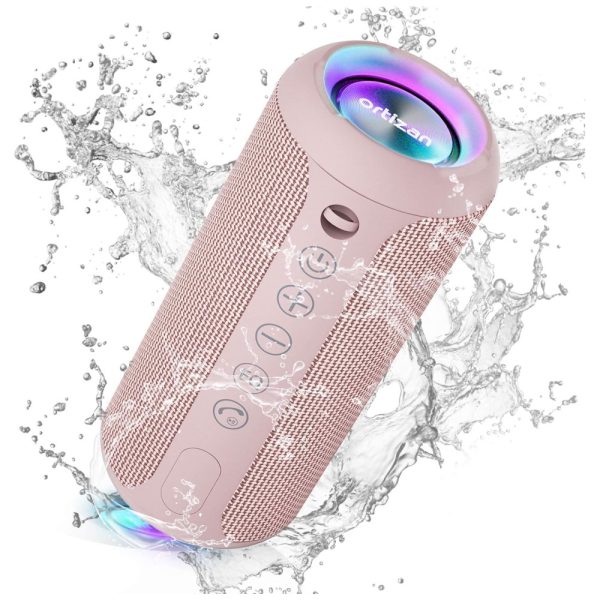 ectqrmctp4v80b_0 jpg - Caixa de Som Bluetooth 5.0 sem Fio Portátil à Prova d IPX7, 24W, até 30H, ORTIZAN X10, Rosa