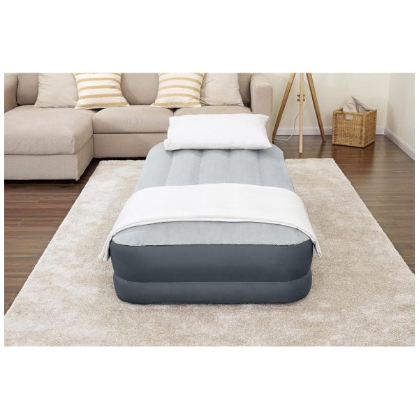 ectqs6w1s2f80b_0-2 jpg - Colchão Inflável Solteiro com Bomba Embutida, Para até 180KG, SLEEPLUX, Cinza