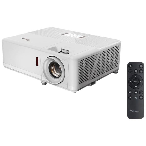 ectqshdwvyg90b_0-2 jpg - Projetor Inteligente LED 4K UHD Laser 3000 Lumens com Ajuste de Cor, Zoom e Controle de Voz, 110v, OPTOMA UHZ50, Branco