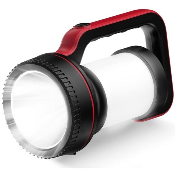 ectqsnyj7tq90b_0-1 jpg - Lanterna LED Recarregável 12000 Lúmens a Prova d, DECOVOLT Bright Flashlight NO.1403, Vermelho