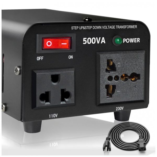 ectqswkn3sp70b_0 jpg - Transformador de Tensão 500W, 220V Para 110V, 110V Para 220V, Yinleader, Preto