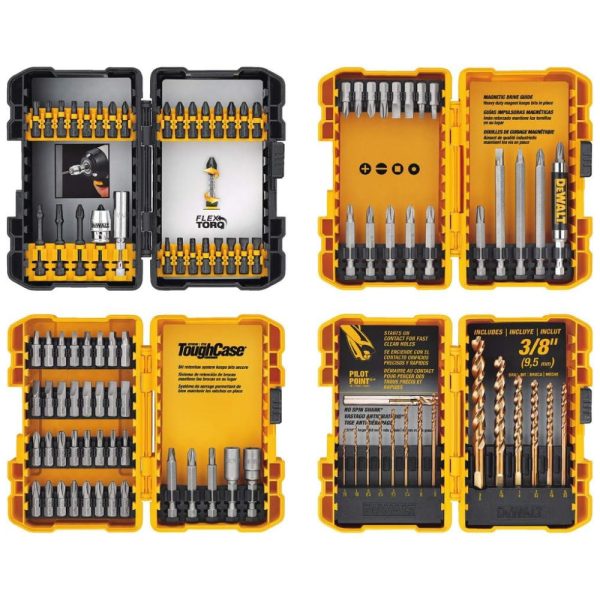 ectqsxtbcqv00b_0 jpg - Kit Brocas de Chaves 100 Peças com Estojo, DEWALT DWA2FTS100, Amarelo