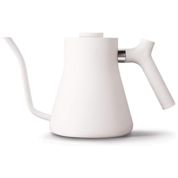 ectqszybnpn70b_0 jpg - Chaleira de Água 1L com Termômetro e Aço Inoxidável, Branca, , FELLOW CD Stagg Kettle white mat, Branco