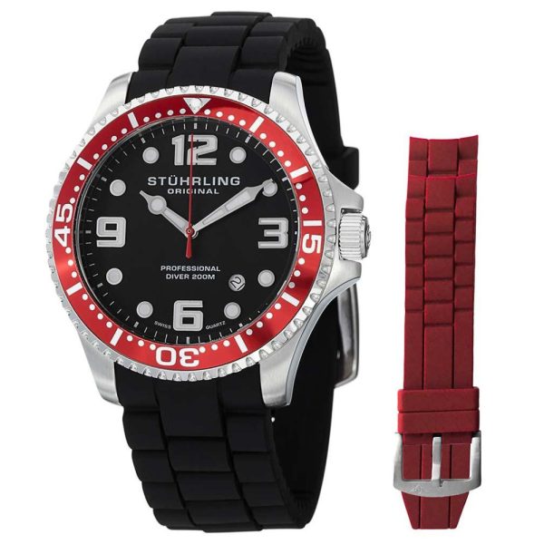 ectqtes20_576_0-1 jpg - Relógio Masculino Stuhrling Aquadiver 675 Quartzo 44mm, Vermelho