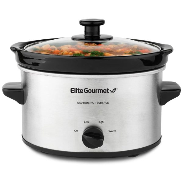 ectqua6cyi410b_0 jpg - Elite Gourmet MST 275XS Panela Elétrica Antiaderente 2L Multifuncional com Controle de Temperatura, 110V, 120W