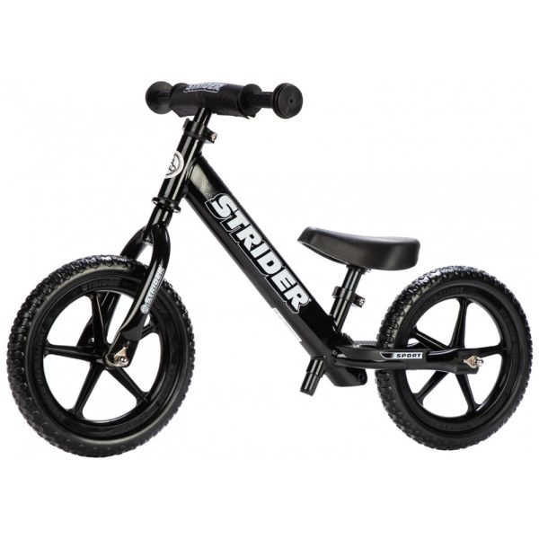 ectquabw8ek00b_0 jpg - Bicicleta sem Pedal para Crianças de 2 a 5 Anos com Assento Ajustável, STRIDER, Preta