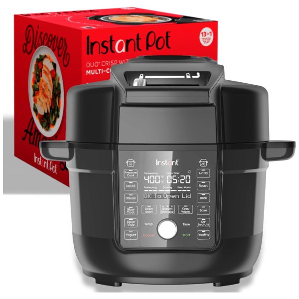 ectqv13m5g1b0b_0-2 jpg - Panela de Pressão Elétrica Multifunções 6.5L com 13 Predefinições e Painel de Led, 110V 1500W, INSTANT POT 140 0068 01, Preto