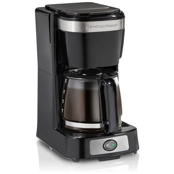 ectqv8wry15d0b_0 jpg - Máquina de Café Cafeteira Hamilton Beach 12 Xícaras, Abertura Frontal, Jarra de Vidro, Função Anti Gotejamento, Inox 1,8 L, 900 W, Preta e Prata