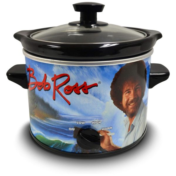 ectqvcwy8fx70b_0 jpg - Panela Elétrica Multifuncional 1,8L com Tema Bob Ross e 3 Modos de Calor, 110V 120W, Uncanny Brands, Azul Claro