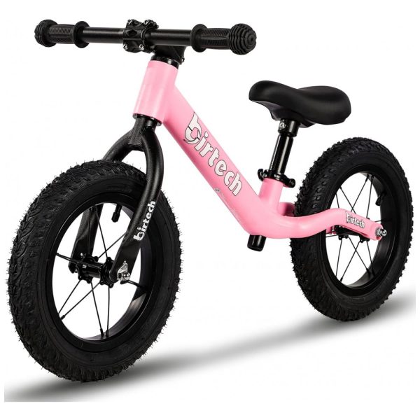 ectqvfr4y3zb0b_0 jpg - Bicicleta sem Pedal com Assento Ajustável e Pneus Pneumáticos para Crianças de 2 a 6 Anos, Birtech, Rosa